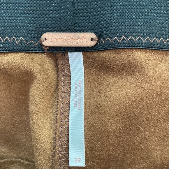 Faux suede sooo soft jeggings by free people size 29 - Picture 5 of 8